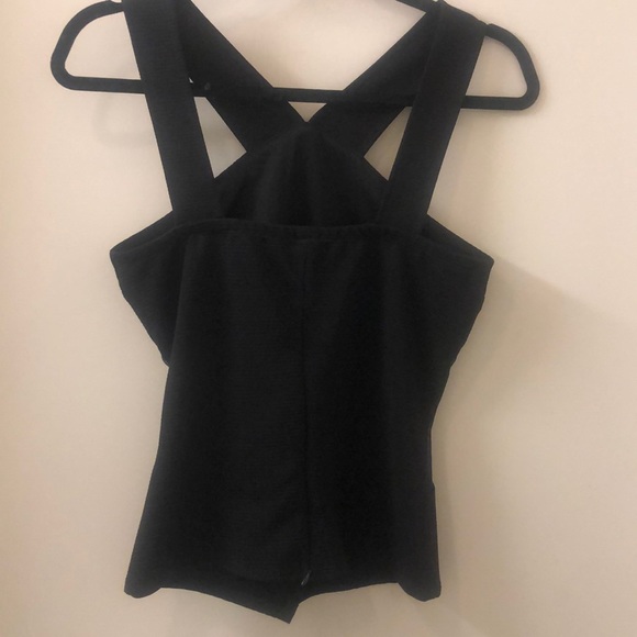 Guess Black Cut Out halter top - Picture 3 of 5